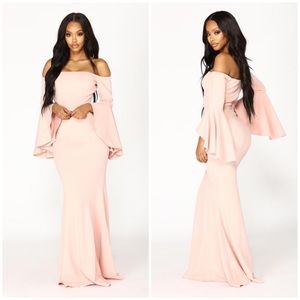 NWT fashion nova Fascination off  shoulder dress